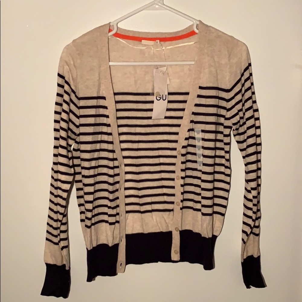 Stripped cardigan